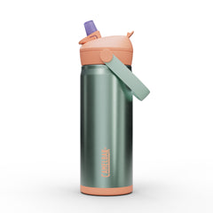 undefined Thrive™ Flip Straw Kids Insulated Stainless Steel 500ml Bottle undefined - Image 1