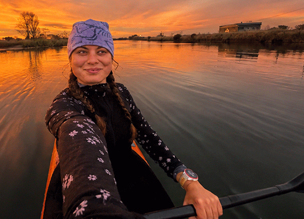 Jessie enjoys lots of sunrise missions as the sun rises later in winter; followed by a coffee and sweet treat!