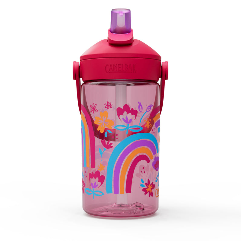 Thrive Flip Straw Kids 400ml Rainbow Floral - Image 2