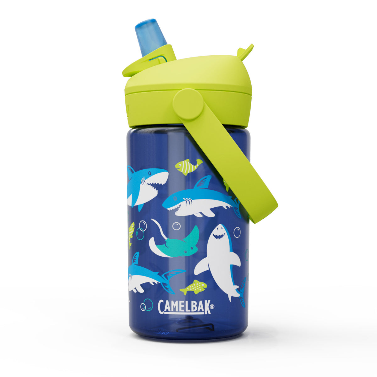 CamelBak Thrive Flip Straw Geïsoleerde roestvrijstalen waterfles met rietje, blauw (Sky Blue), 940 ml