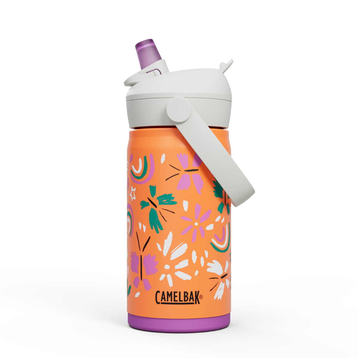 Thrive Flip Straw Kids VSS 350ml Butterfly Rainbow - Image 1