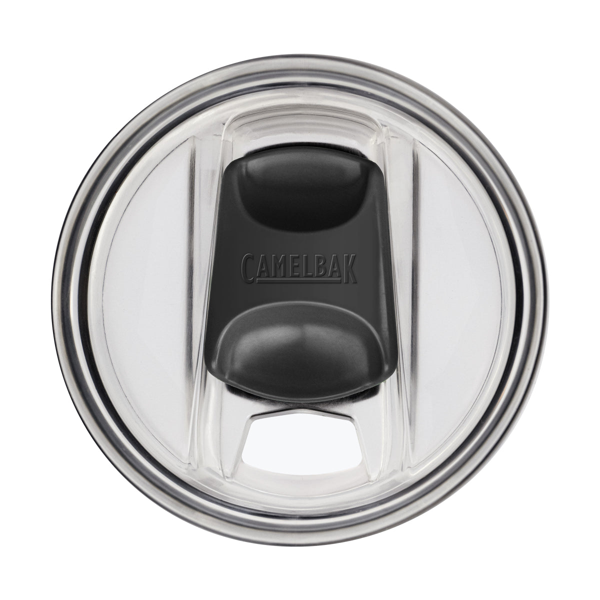 Thrive Leakproof Tumbler Accessory Lid, Medium Clear/Black - Image 1