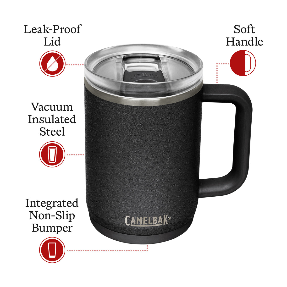 Thrive™ Mug VSS 500ml Black - Image 6