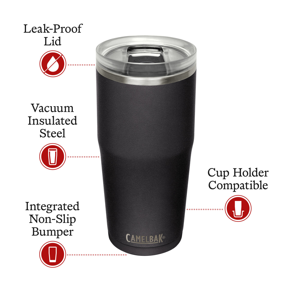 Thrive™ Tumbler VSS 600ml  Black - Image 11
