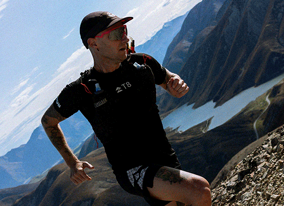 Scotty Hawker wears the CamelBak Apex Pro Run Vest on longer training runs.