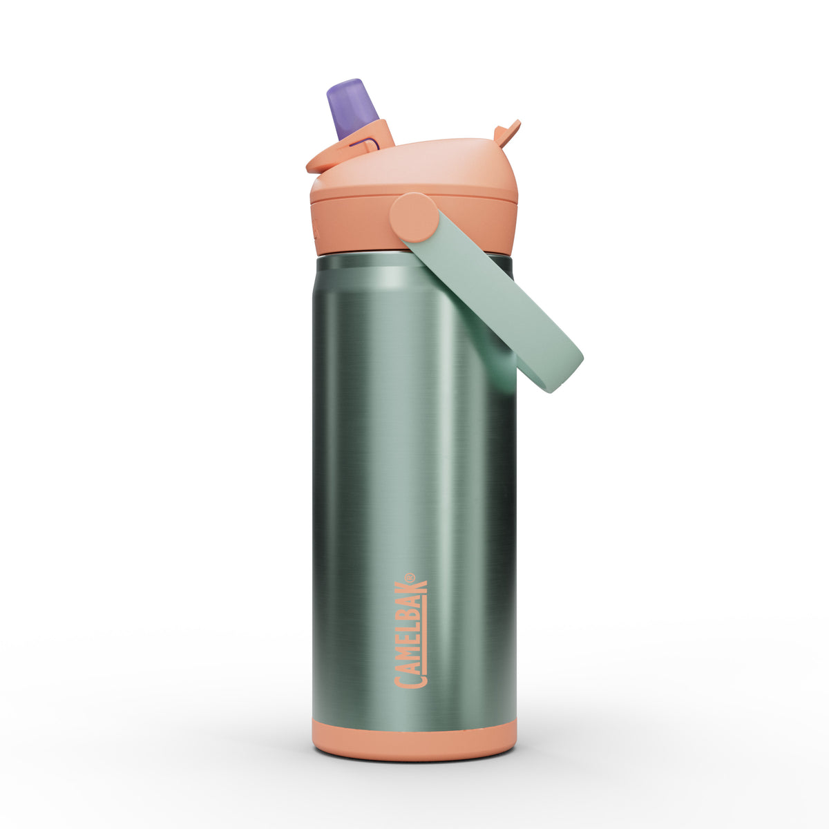 undefined Thrive™ Flip Straw Kids Insulated Stainless Steel 500ml Bottle undefined - Image 1